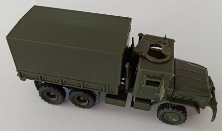 M923A2 gep. Kab, große Einzelreifen, fester Heckaufbau