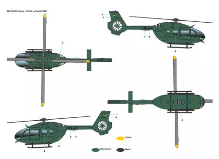 Airbus H-145 "KRK - Luftwaffe" Bundeswehr, Serienanstrich