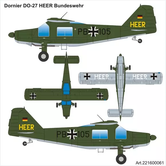 DORNIER Do-27 Heeresflieger Bundeswehr
