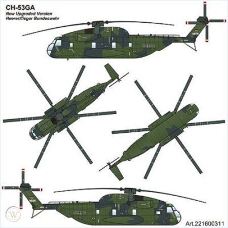 CH53GA mittl. Transporthubschrauber der BW - neueste Ausführung
