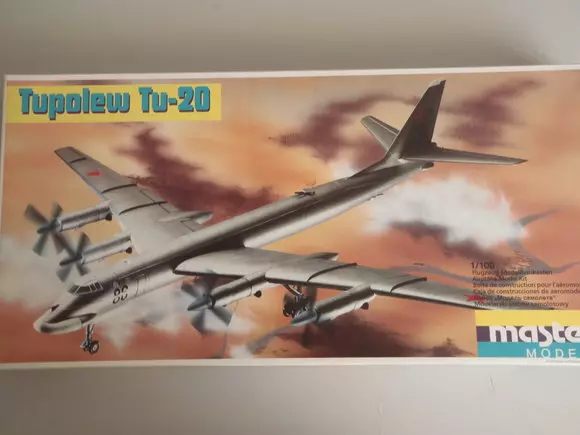 TU-20 Bomber, ex VEB Plastikbausatz - Rarität!