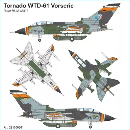 TORNADO WTD-61 mit Mehrzweckwaffe 1 (MW-1)
