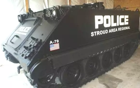 M113 Stroud-Area-Regional POLICE, schwarz mit Decals, limitiert auf 500 Stück